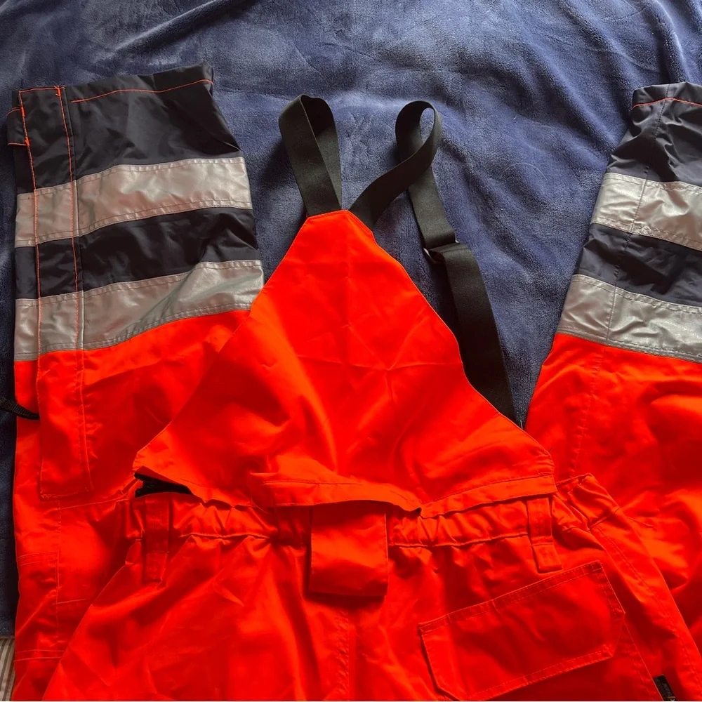 NWT Helly Hansen Workwear Potsdam HiVis Waterproof Bib Pants XL